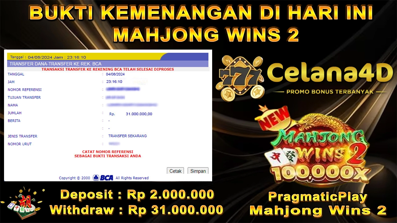 Kemenangan Di Celana4d Sudah Pasti Aman Bossku !