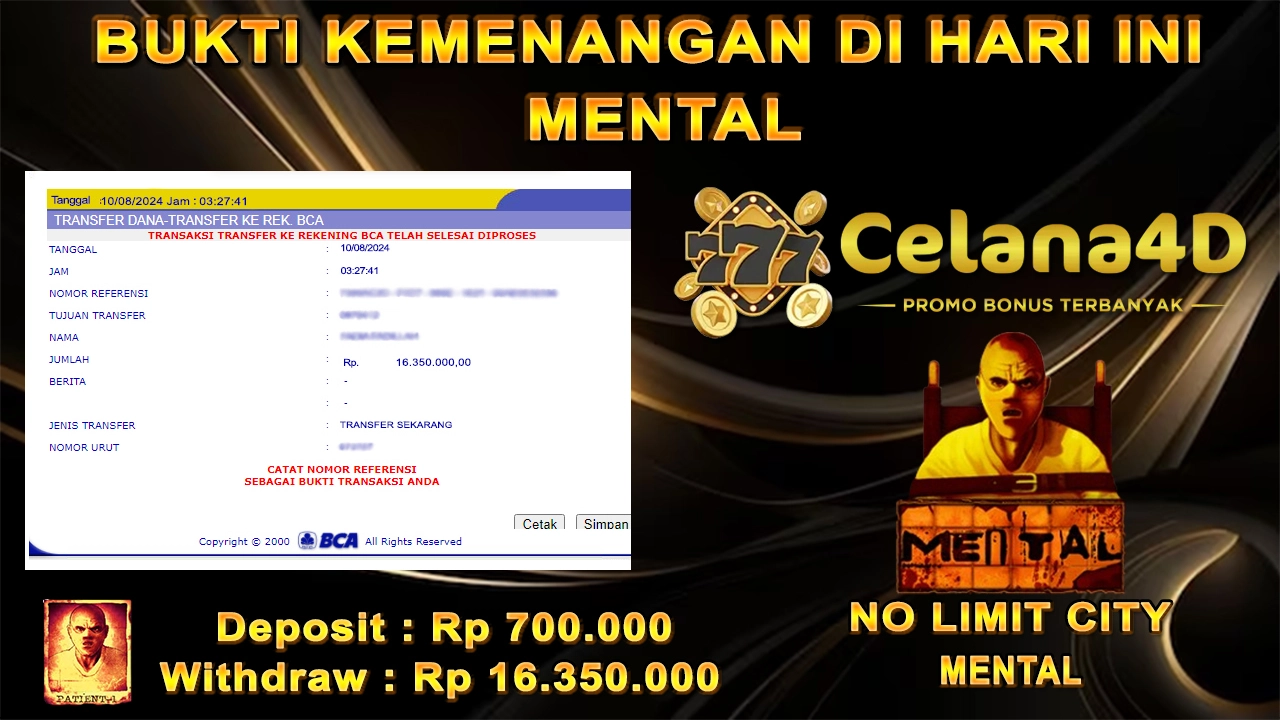 Kemenangan Di Celana4d Sudah Pasti Aman Bossku !