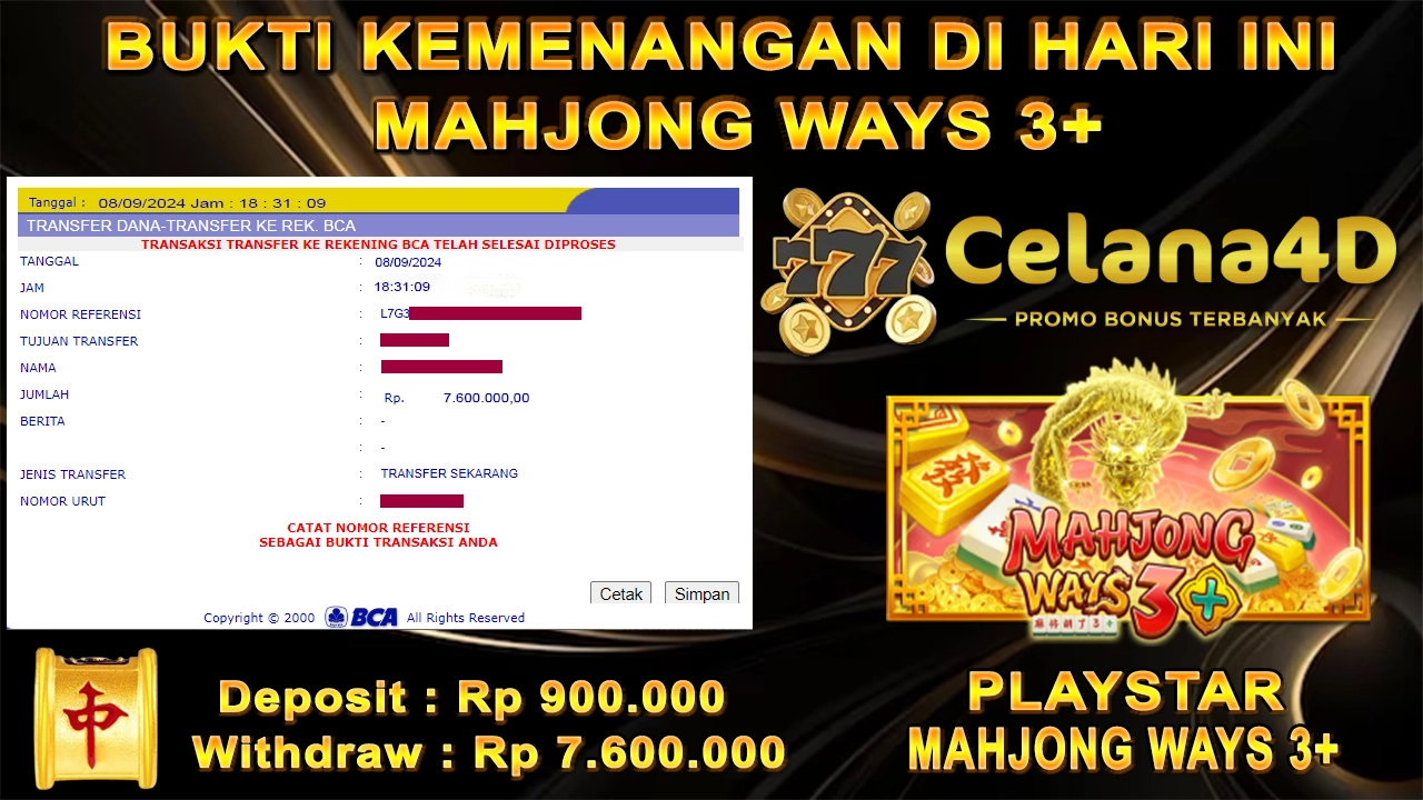 Kemenangan Di Celana4d Sudah Pasti Aman Bossku !